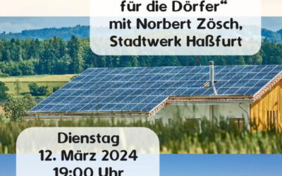 Erneuerbare Energien – Risiken und Chancen für die Dörfer